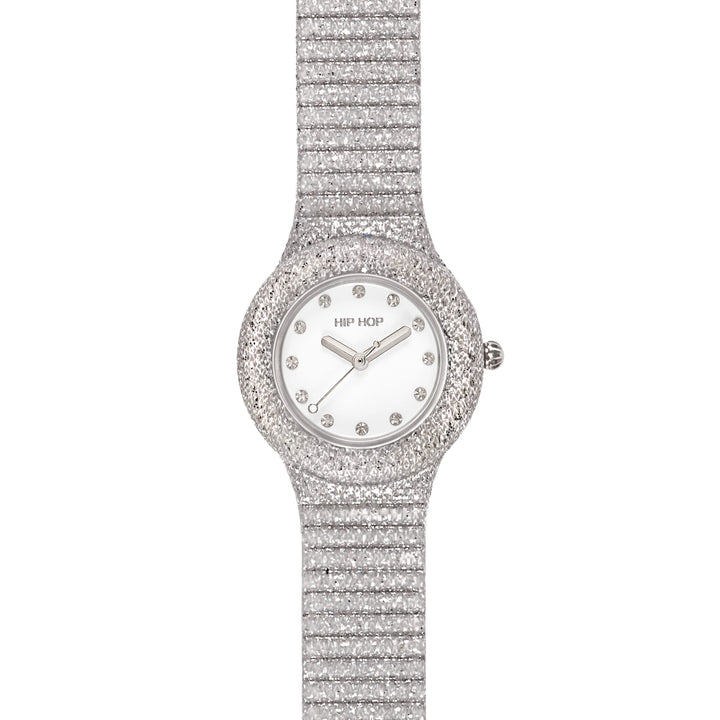 Hip Hop ur Silver Shimmer Crush 32mm HWU1336