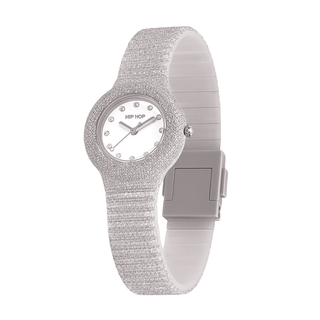 Hip Hop ur Silver Shimmer Crush 32mm HWU1336