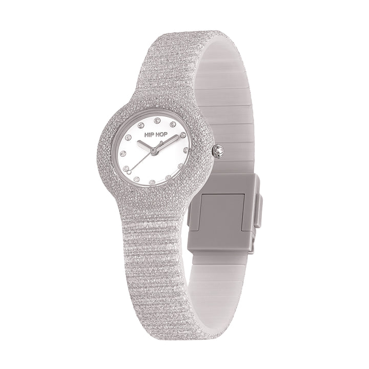 Hip Hop ur Silver Shimmer Crush 32mm HWU1336
