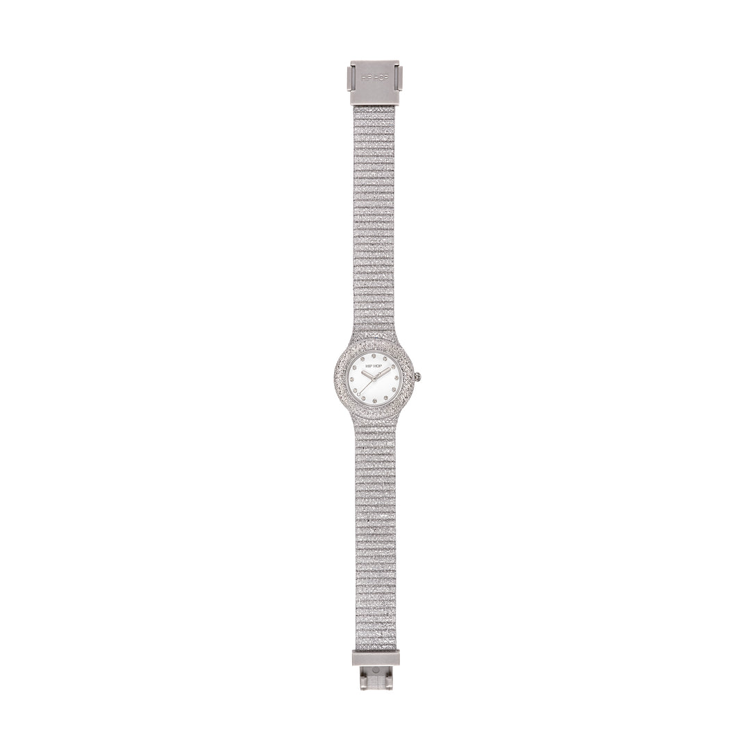 Hip Hop ur Silver Shimmer Crush 32mm HWU1336