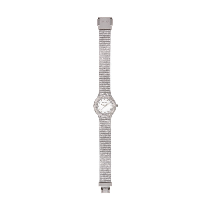 Hip Hop ur Silver Shimmer Crush 32mm HWU1336