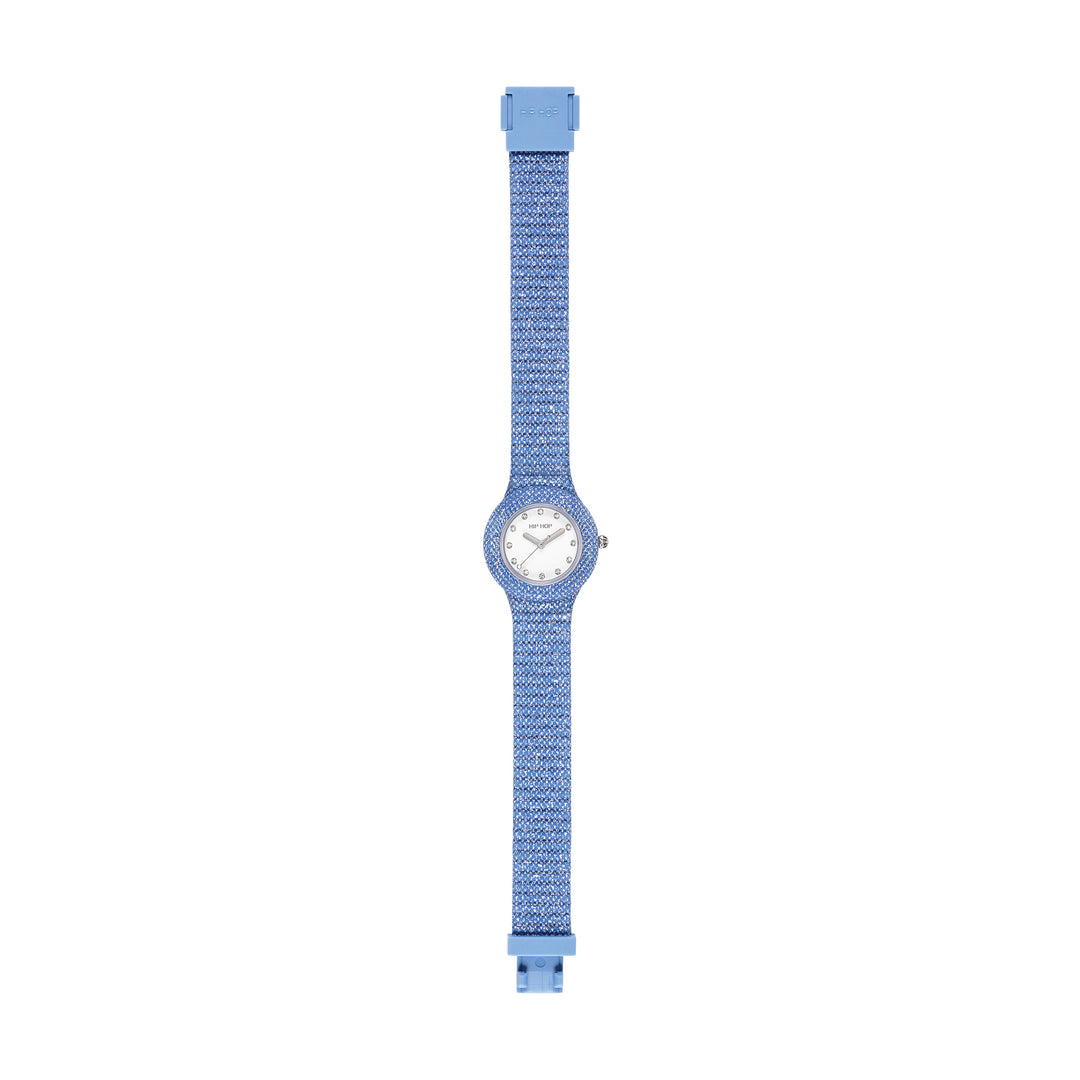 Ceas hip hop Blue Shimmer Crush 32mm HWU1337