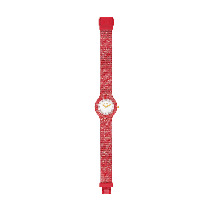 Ceas hip hop Red Shimmer Crush 32mm HWU1338