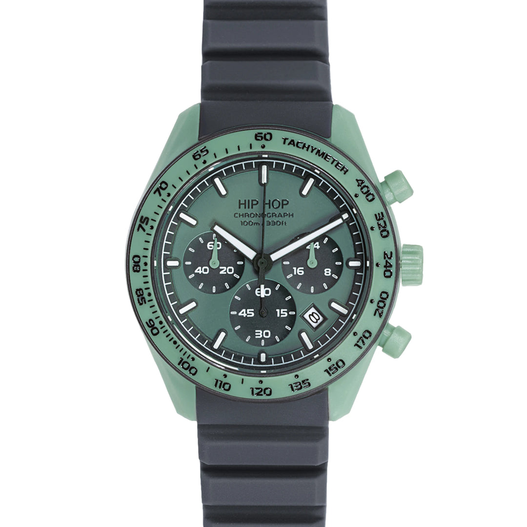 Hip Hop watch Green Sage XT10 collection 42mm HWU1347