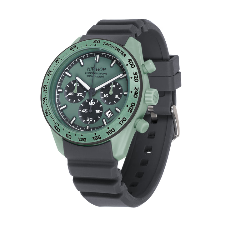 Hip Hop watch Green Sage XT10 collection 42mm HWU1347