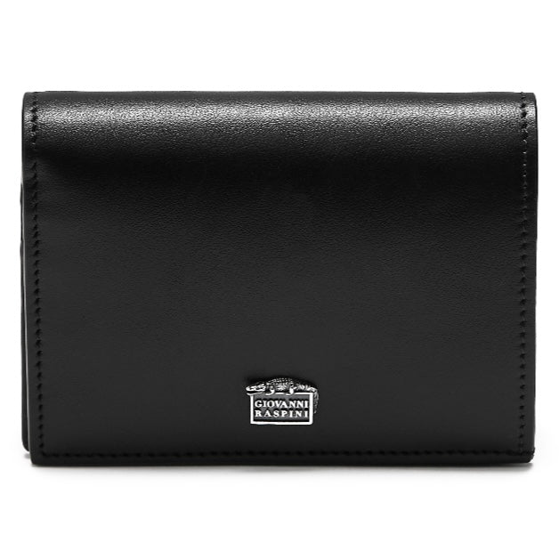 Carteira Giovanni Raspini com zíper interno couro 925 prata L0007