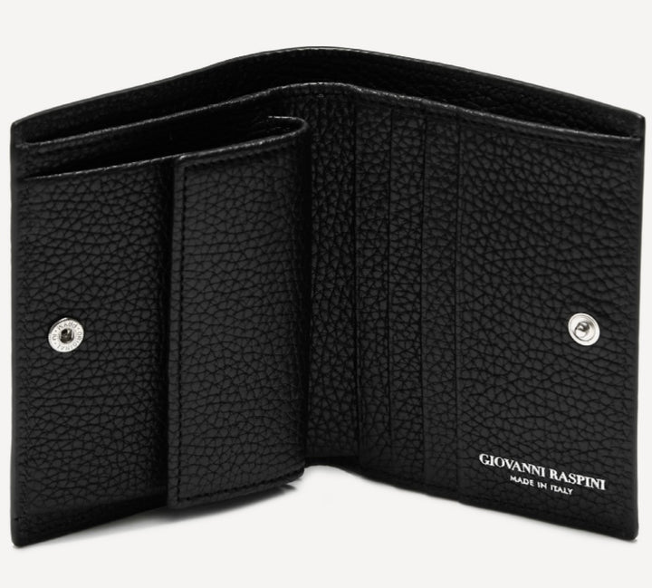 Giovanni Raspini wallet with internal pocket embossed leather 925 silver L0016