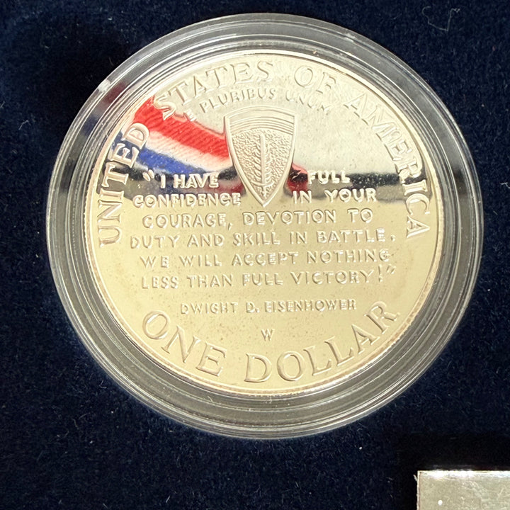 United States 50th Anniversary World War II Silver Coin Set