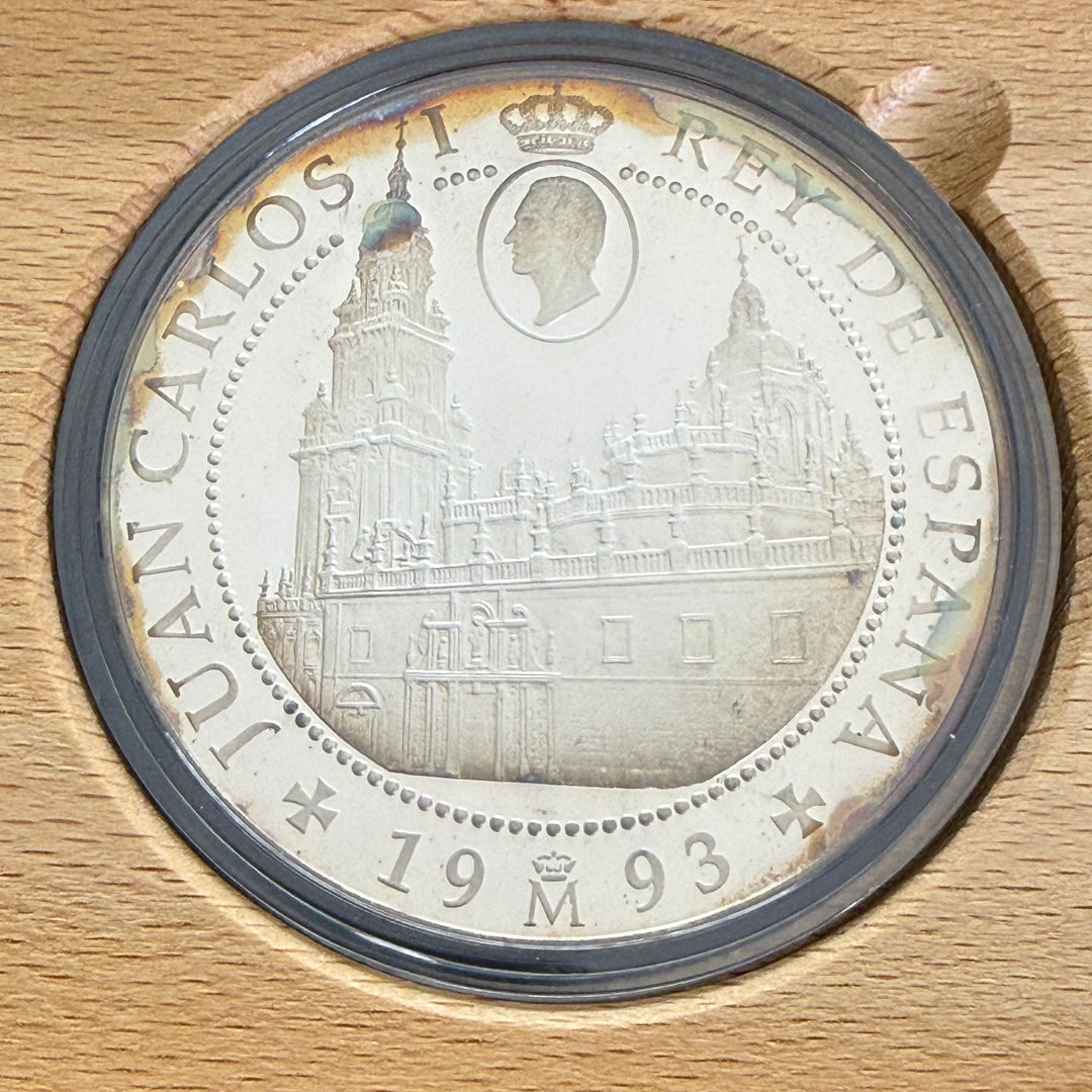 Zilveren munt van 10000 Peseta's Año Santo Jacobeo 1993
