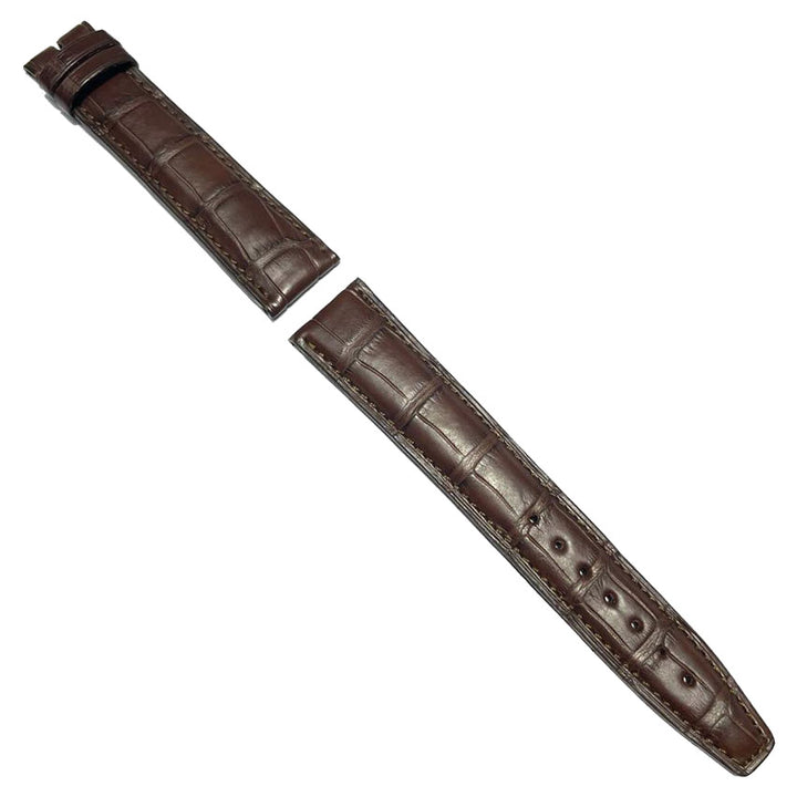 Pièces de bracelet IWC XL alligator marron mat 20/18 pour boucle ardillon IWA19567