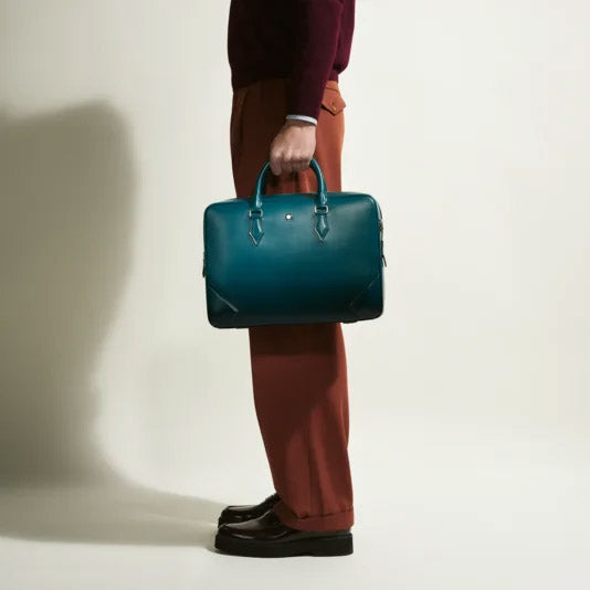 Montblanc documenthouder Meisterstück cyprus blauw 198796