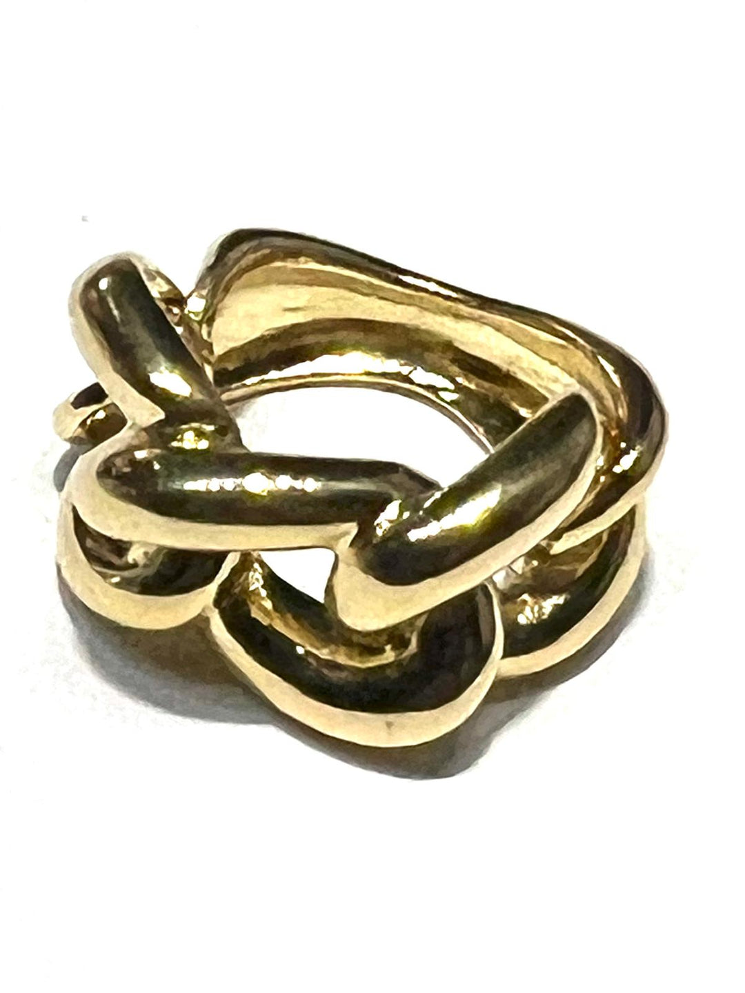 Federica Rossi groumette ring in 18kt gold laminated bronze FR.AN.11