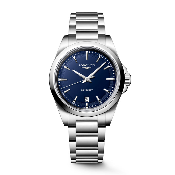 Hodinky Longines 38mm modrá křemenná ocel L3.750.4.92.6