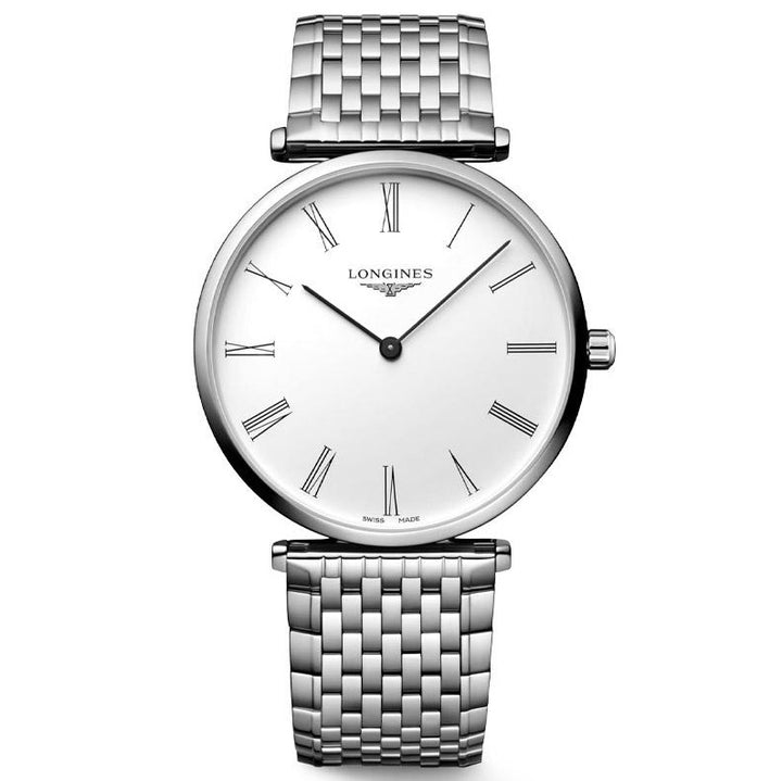 Longines kello La Grande Classique De Longines 38mm valkoinen kvartsiteräs L4.866.4.11.6