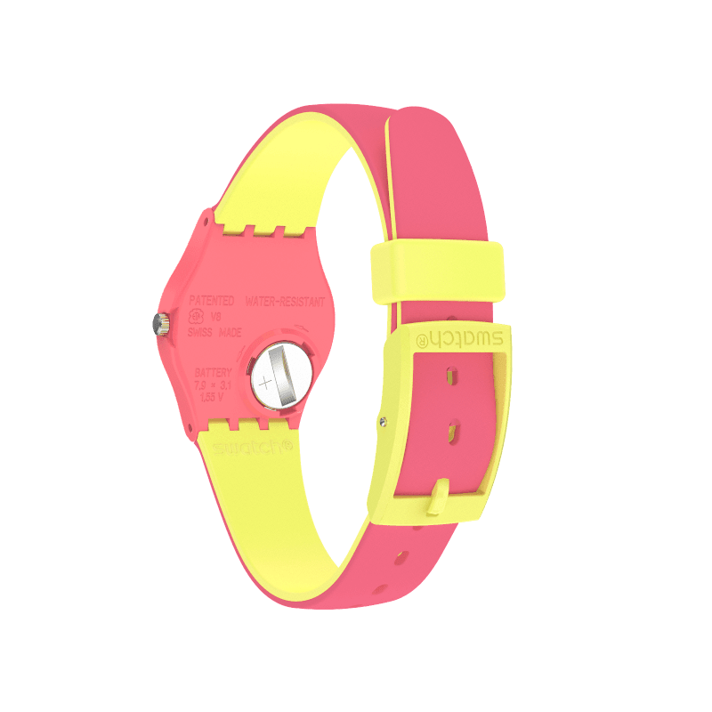 Relógio Swatch BACK TO BIKO ROOSE Originals Lady 25mm LP131C