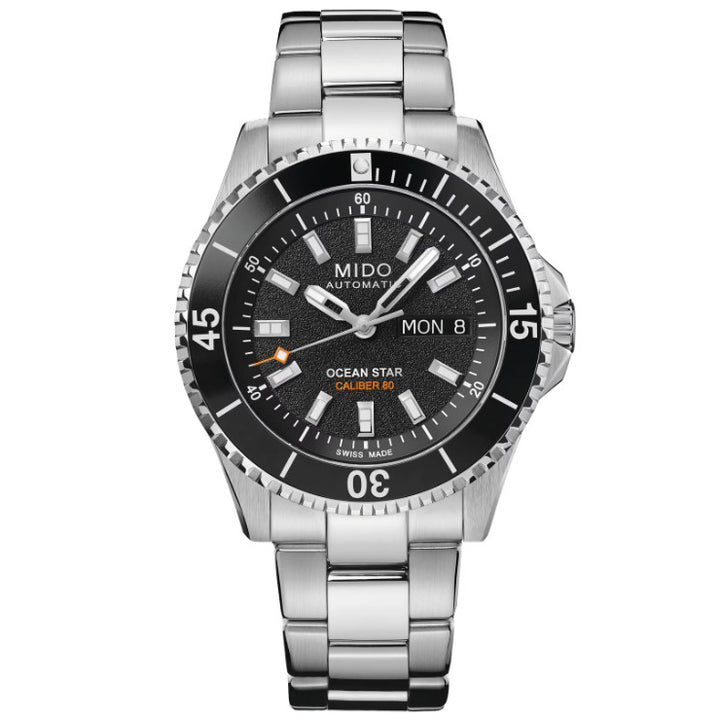 Mido klocka Ocean Star 200 41mm svart automatisk stål M026.930.11.051.00
