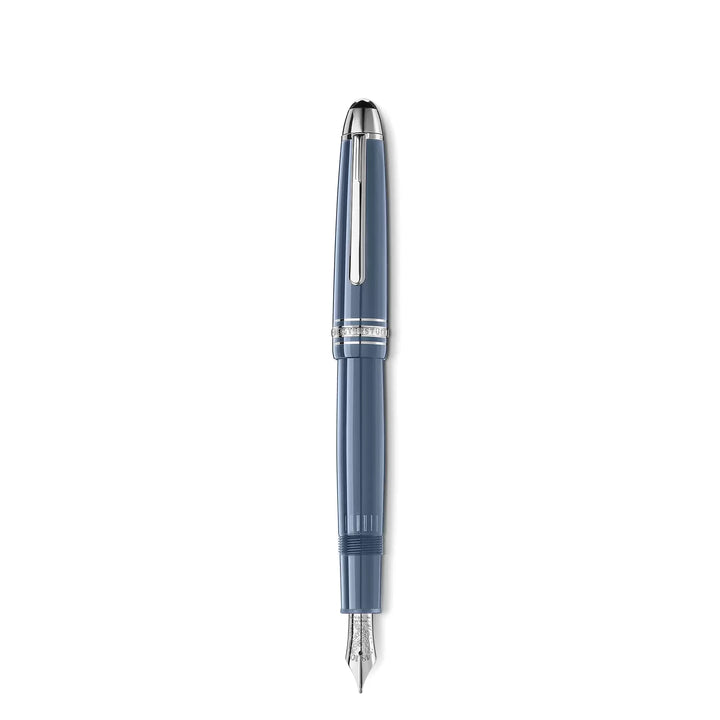 Pluma estilográfica Montblanc Meisterstück Glacier LeGrand punta azul M 129393