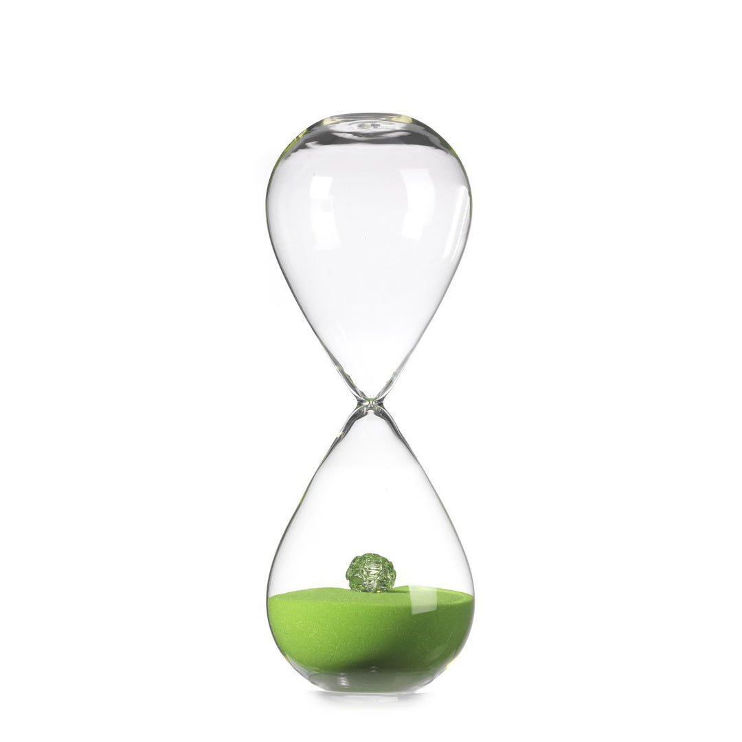 Onlylux timeglas The Love Knot grøn h. 26 cm OL02859