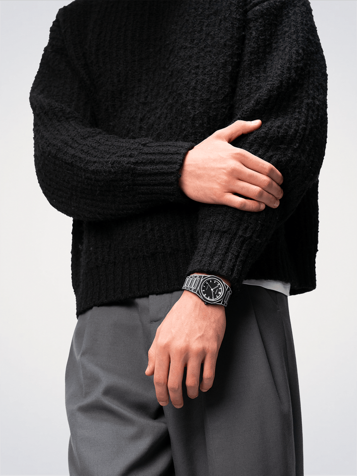 D1 Milano Black Sketch Polycarbon 40,5 mm D1-PCBJ33