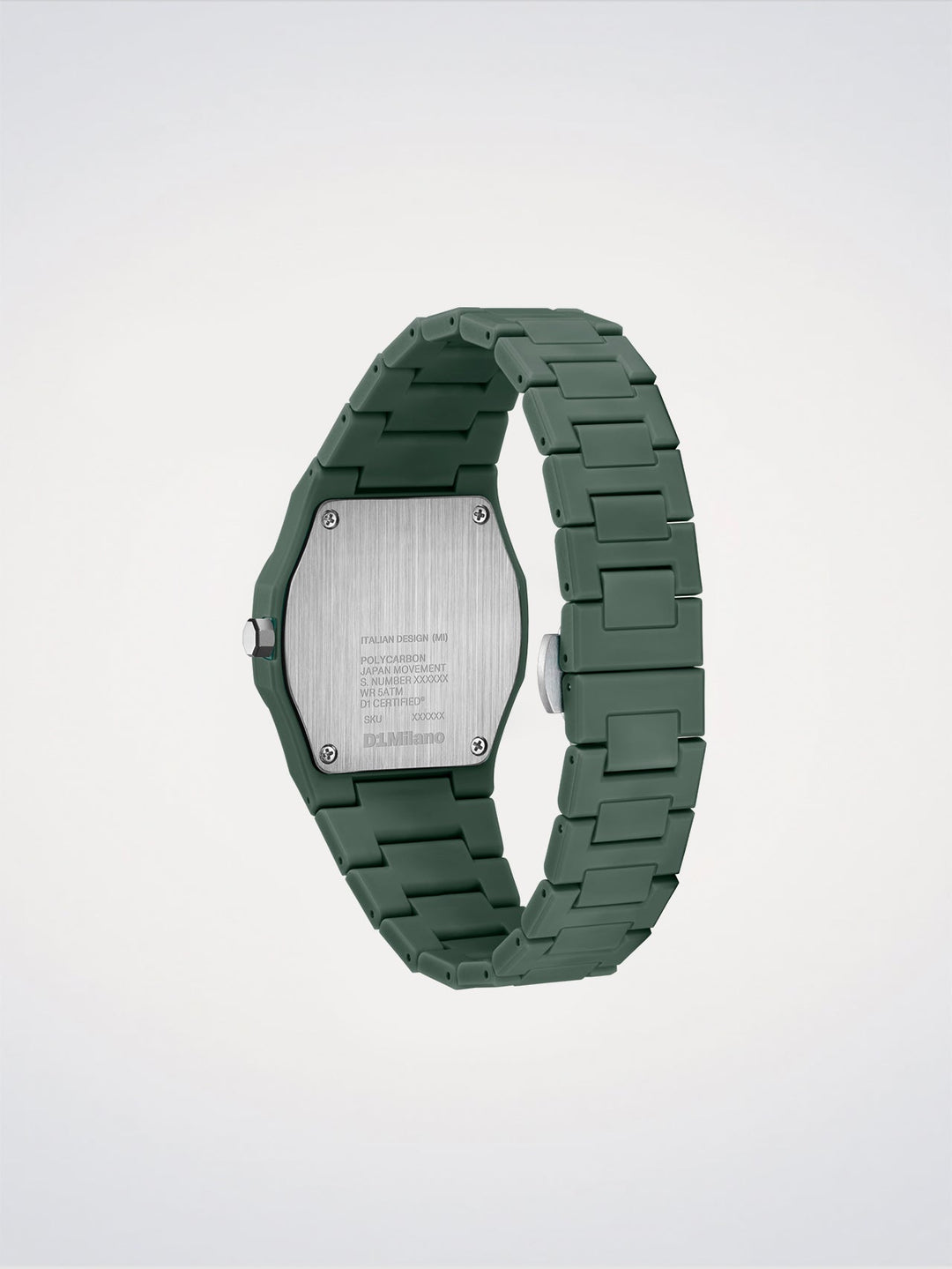 Ρολόι D1 Milano Green Legacy Polycarbon 40,5 mm D1-PCBJ42
