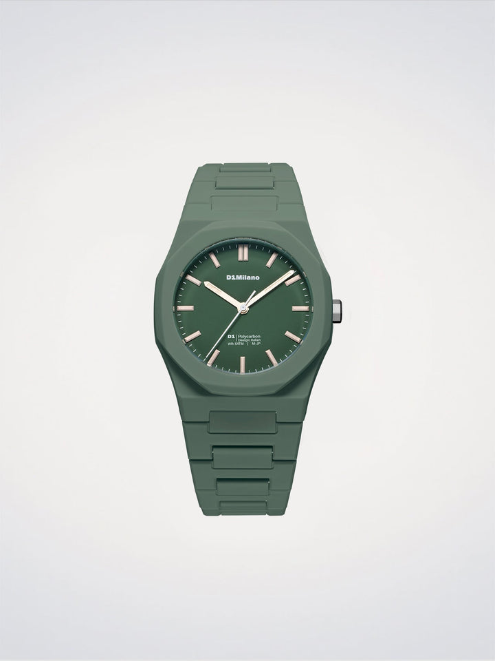 Ρολόι D1 Milano Green Legacy Polycarbon 40,5 mm D1-PCBJ42