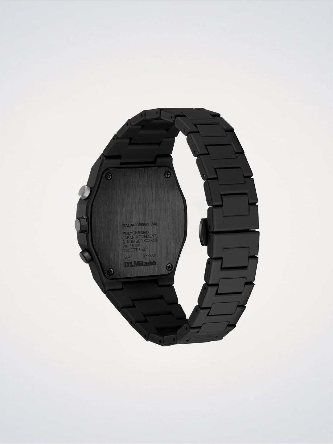 D1 Milano aranyozott Lunar polychrono óra 40,5 mm D1-PHBJ15
