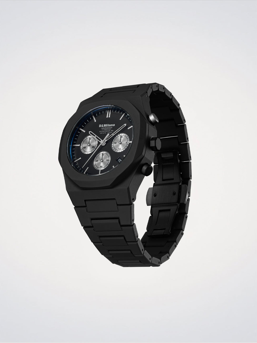 D1 Milano aranyozott Lunar polychrono óra 40,5 mm D1-PHBJ15