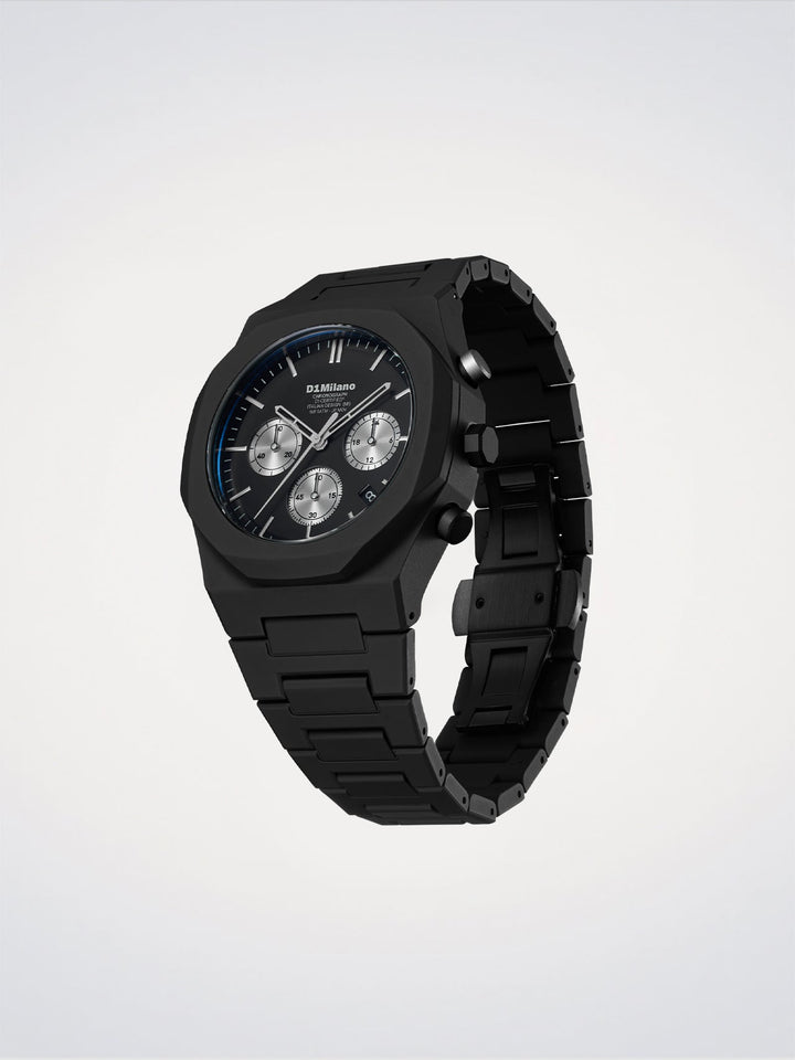 D1 Milano aranyozott Lunar polychrono óra 40,5 mm D1-PHBJ15