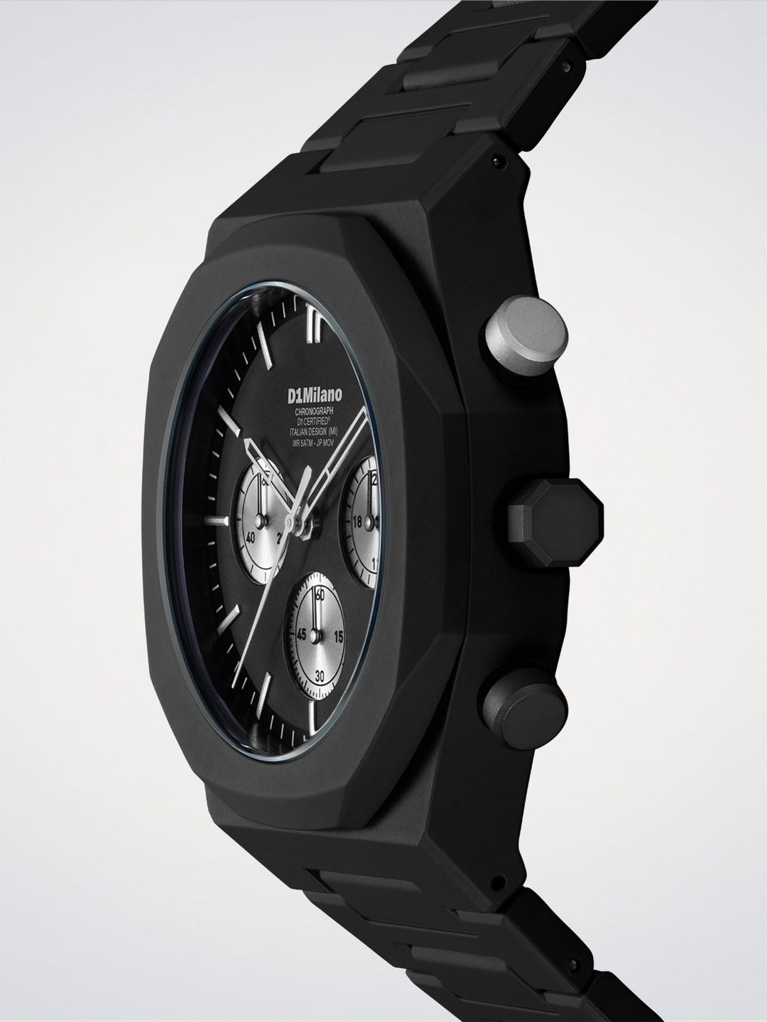 D1 Milano aranyozott Lunar polychrono óra 40,5 mm D1-PHBJ15