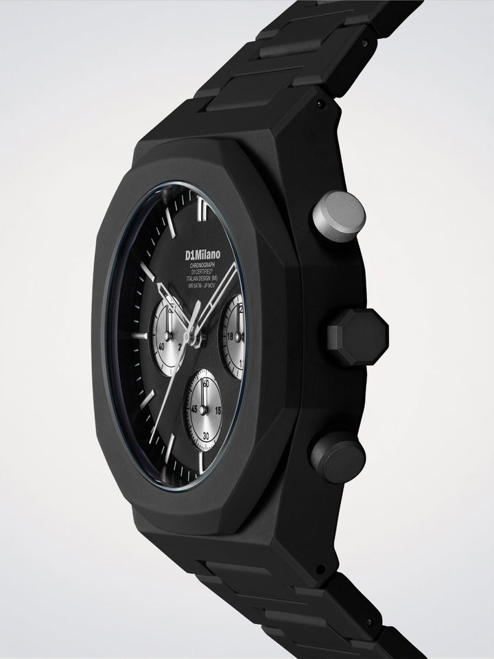 D1 Milano aranyozott Lunar polychrono óra 40,5 mm D1-PHBJ15