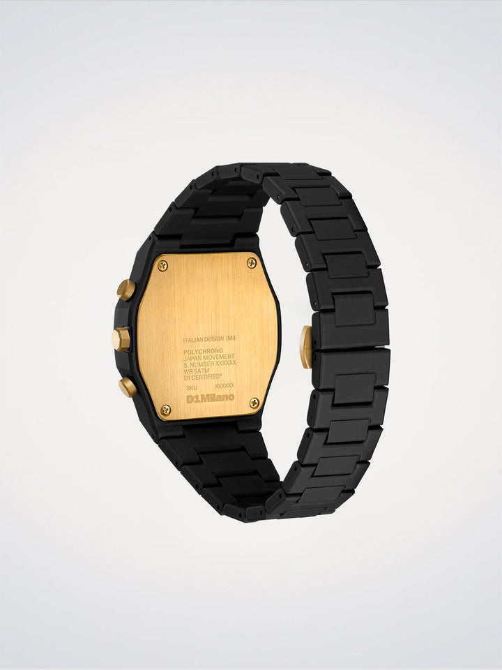 D1 Milano Gilded Solar Polychrono Watch 40,5 mm D1-PHBJ16