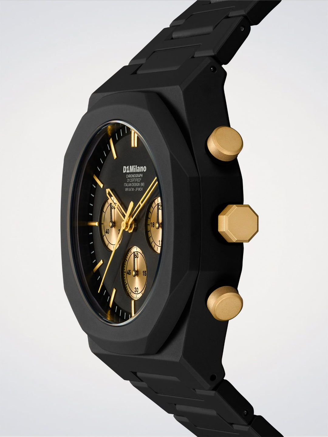 D1 Milano Gilded Solar Polychrono Watch 40,5 mm D1-PHBJ16