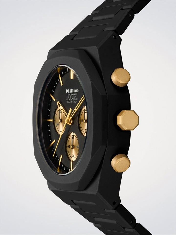 D1 Milano Gilded Solar Polychrono Watch 40,5 mm D1-PHBJ16
