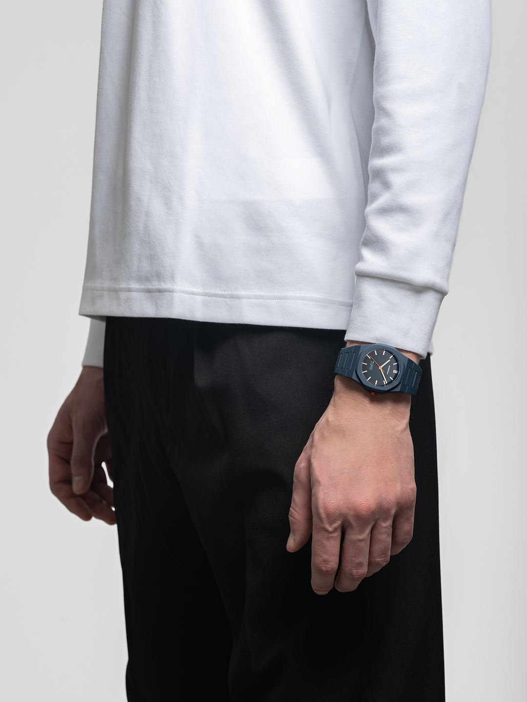 Reloj D1 Milano Legacy de policarbonato azul 40,5 mm D1-PCBJ41