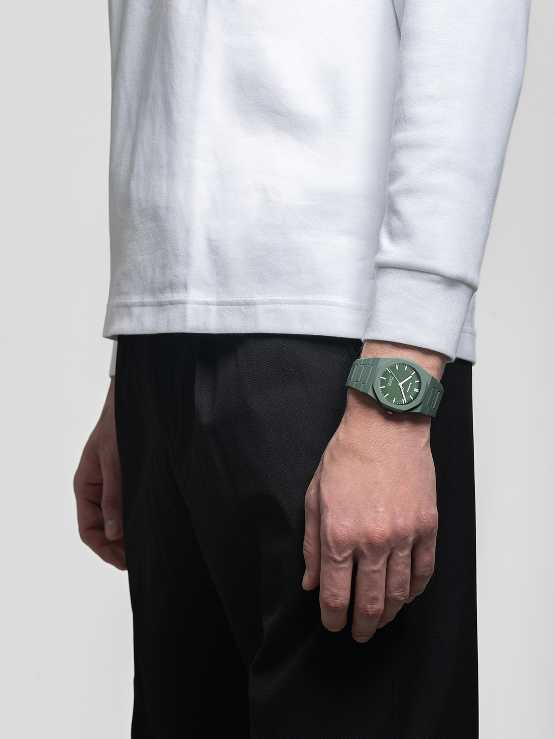 Ρολόι D1 Milano Green Legacy Polycarbon 40,5 mm D1-PCBJ42