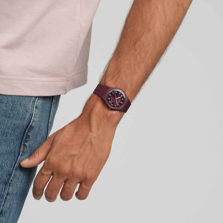 Swatch ur THRU THE CROWN GLASS Originals Gent 34mm SO28R115