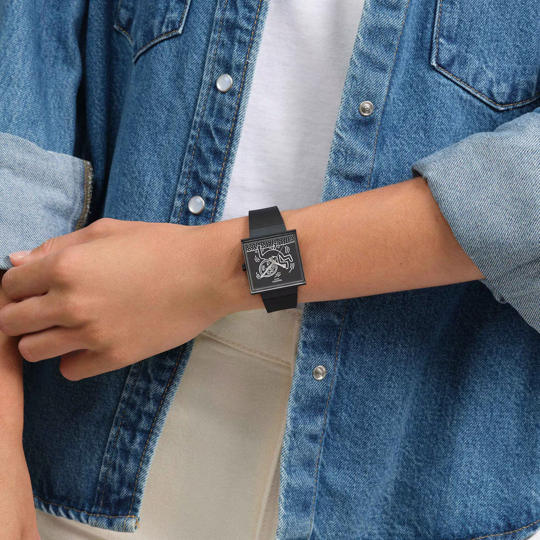 Swatch-Uhr BREAK LOOSE Biokeramik Was wäre, wenn? Sammlung 33mm SO34Z103