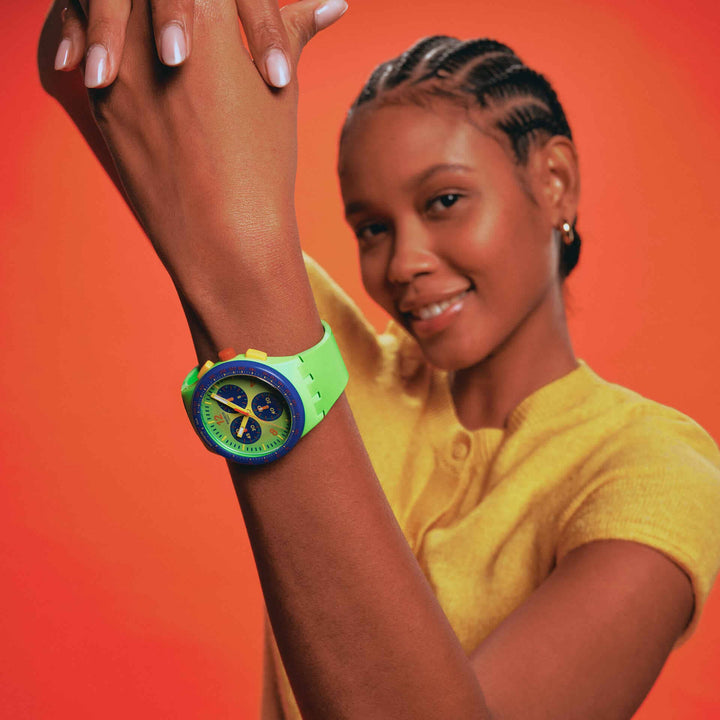 Swatch ur FLOWING FRESHLY Originals Chrono 42mm SUSG101