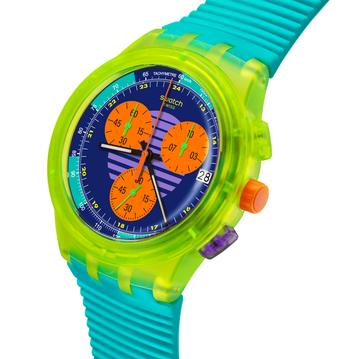 Swatch ur NEON WAVE Originals Chrono 42mm SUSJ404