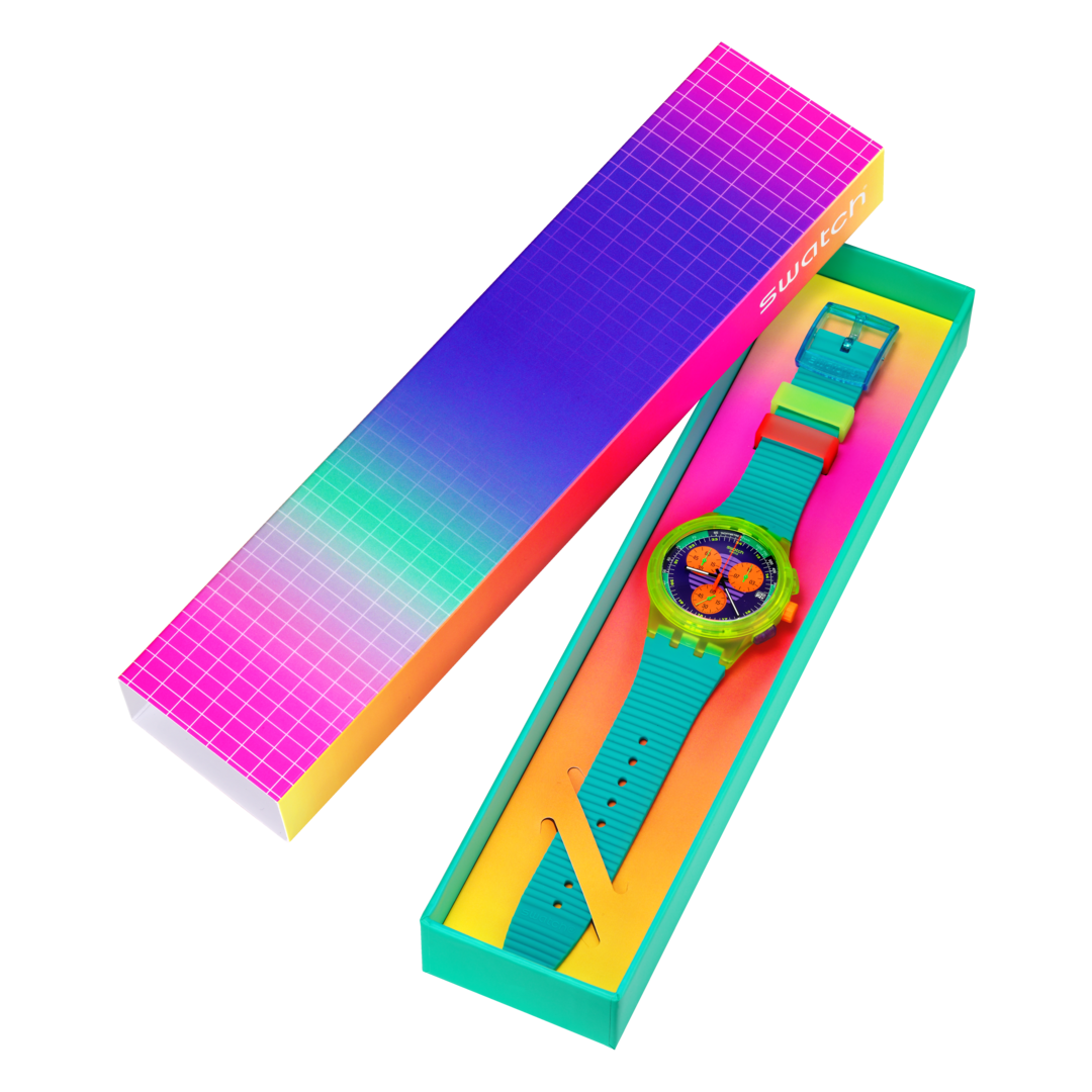 Swatch ur NEON WAVE Originals Chrono 42mm SUSJ404