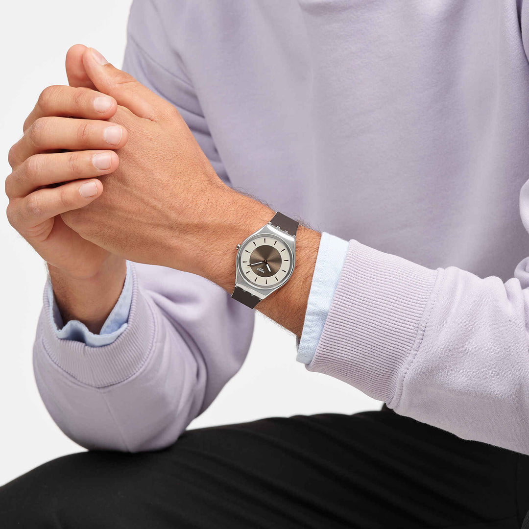 Swatch kello HAZEL DELIGHT Originals Skin Irony 38mm SYXS158