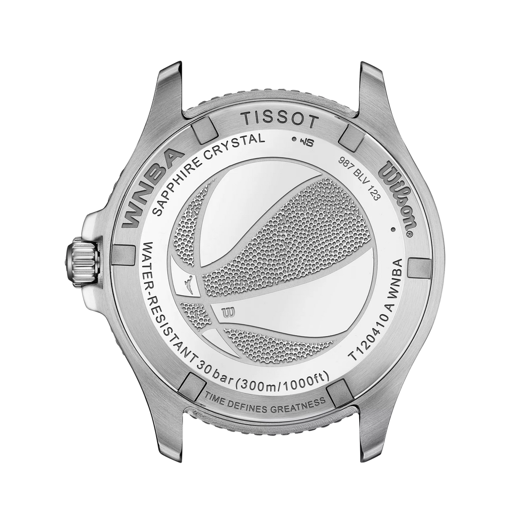 Tissot Uhr Seastar Wilson WNBA Sonderedition 40 mm Silber Quarzstahl T120.410.17.011.00