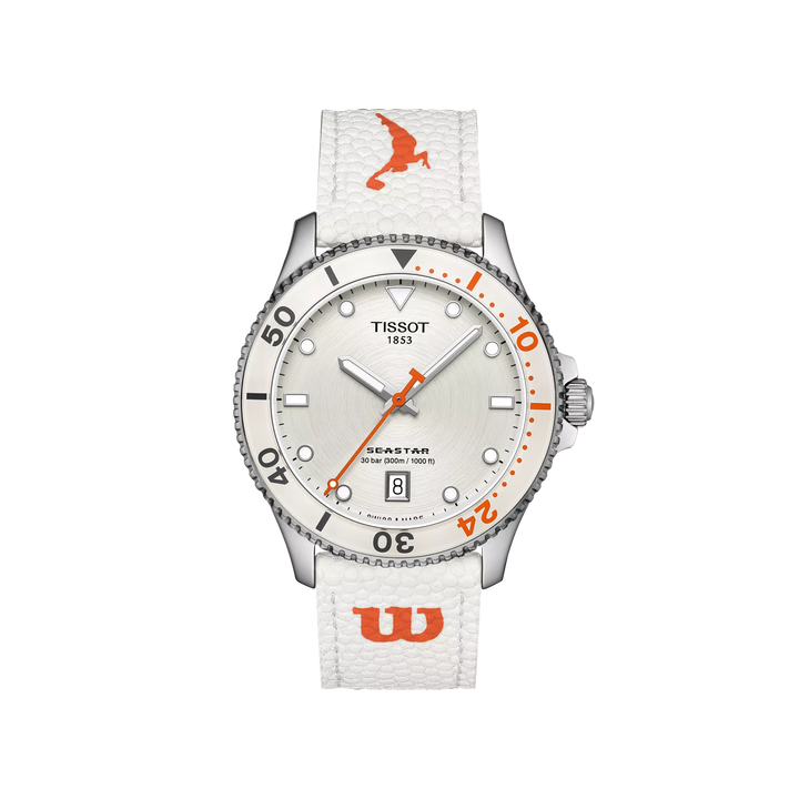 Tissot Uhr Seastar Wilson WNBA Sonderedition 40 mm Silber Quarzstahl T120.410.17.011.00