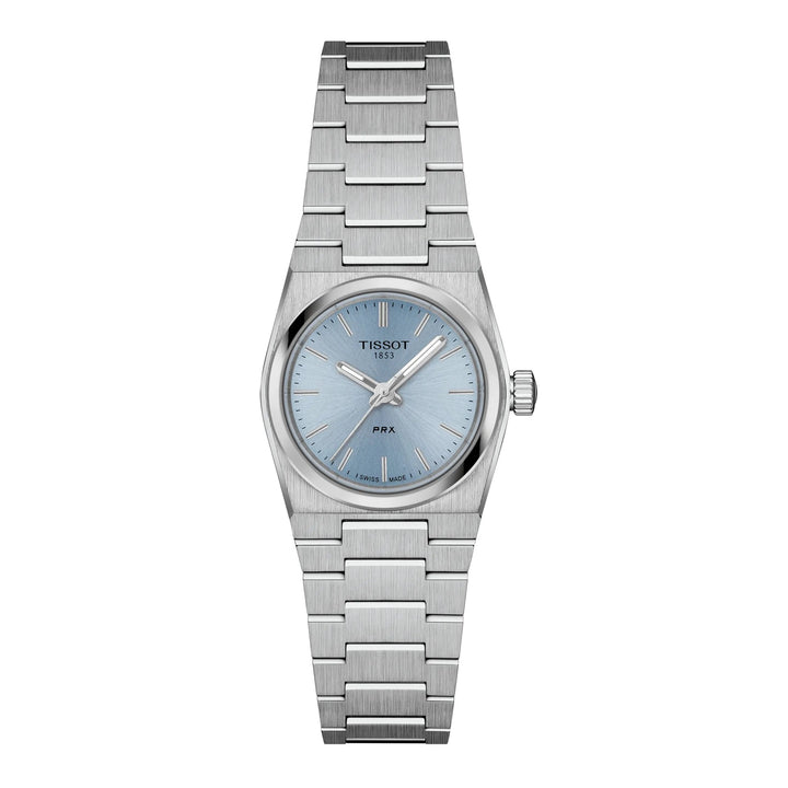 Montre Tissot PRX 25mm acier quartz bleu clair T137.010.11.351.00