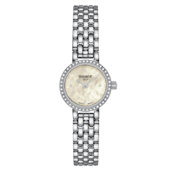 Ceas Tissot Lovely Round 19,5 mm diamante sidef otel cuart T140.009.61.116.00