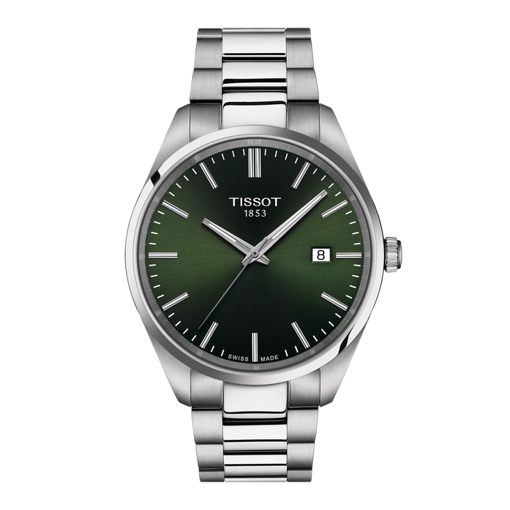 Relógio Tissot PR 100 40mm aço quartzo verde T150.410.11.091.00