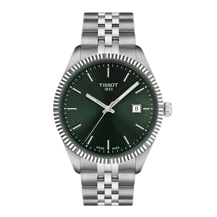Ceas Tissot Ballade 40mm otel verde cuart T156.410.11.091.00