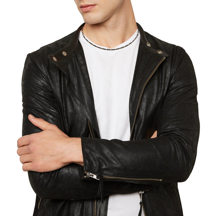 Breil collana B Rocks acciaio finiture PVD oro rosa e ematite TJ3553