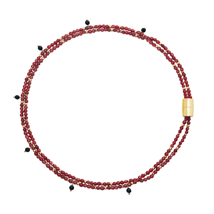 Breil collana Magnetica System Elemento Medium Red Carpet acciaio finitura IP Gold TJ3681