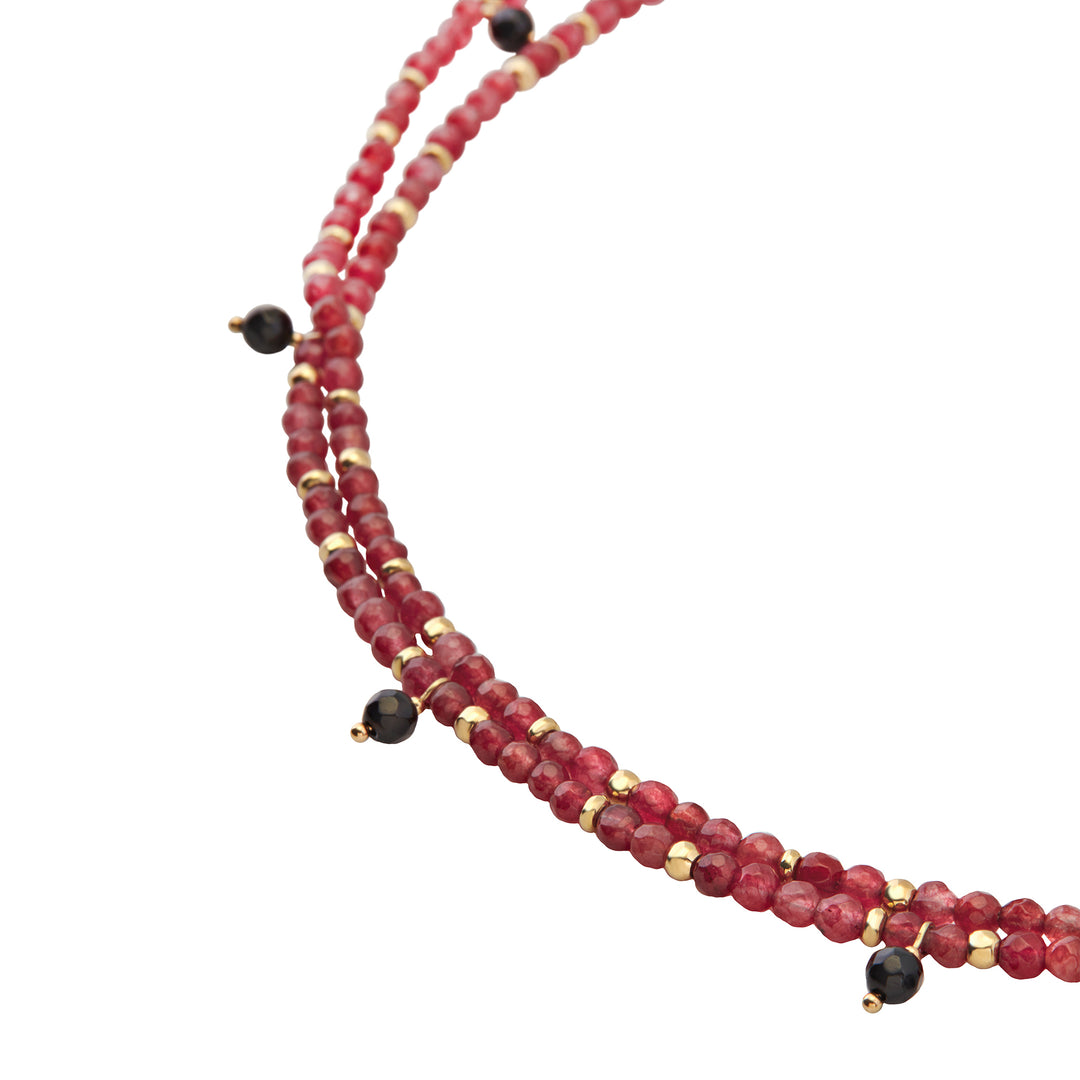 Breil collana Magnetica System Elemento Medium Red Carpet acciaio finitura IP Gold TJ3681